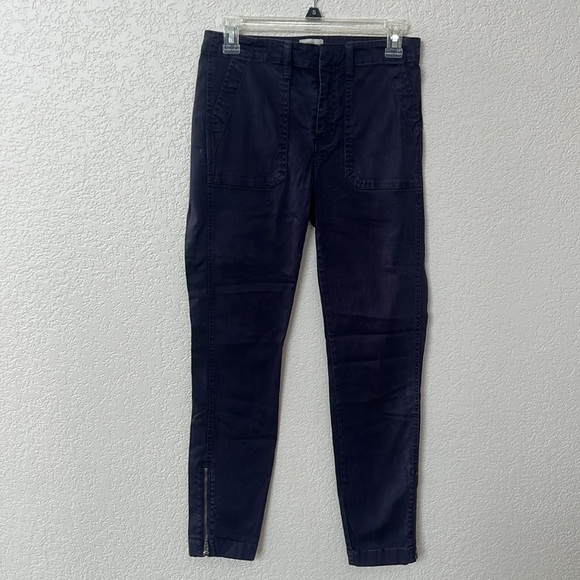 J. Crew Chino Pant Zipper Blue Navy blue size 26 - Picture 1 of 12
